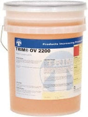 Master Fluid Solutions - Trim OV 2200, 5 Gal Pail Cutting & Grinding Fluid - Straight Oil, For Thread Rolling - Exact Tooling