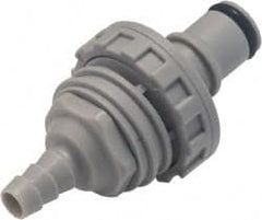CPC Colder Products - 1/4" Nominal Flow, Male, Nonspill Quick Disconnect Coupling - 120 Max psi, 32 to 160°F, Polypropylene Coupling - Exact Tooling
