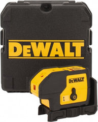 DeWALT - 3 Beam 100' Max Range Self-Leveling Laser - Red Beam, 1/8" at 30' Accuracy, 5" Long x 2-1/4" Wide x 3-3/4" High - Exact Tooling