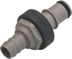 CPC Colder Products - 3/8" Nominal Flow, Male, Nonspill Quick Disconnect Coupling - 120 Max psi, 32 to 160°F, Polypropylene Coupling - Exact Tooling