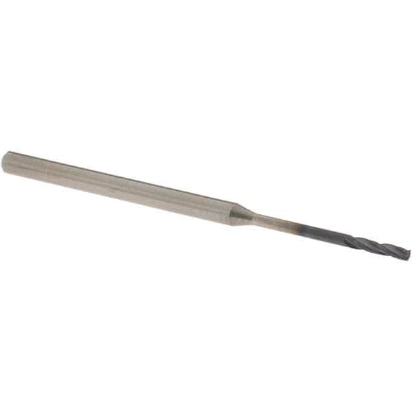 OSG - 1.6mm 140° 3-Flute Solid Carbide Extra Length Drill Bit - Exact Tooling