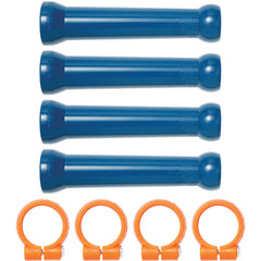 Coolant Hose System Kit - 1/2″ Inside Diameter System-1/2″ Extended Element Kit Contains 4 Extended Elements w/Clamps - Exact Tooling