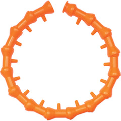 Coolant Hose System Component - 1/2″ Inside Diameter System-1/2″ Circle Flow Nozzles w/15 Side Flows & End Caps (Pack of 1) - Exact Tooling