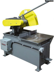 Kalamazoo - 20" Blade Diam, 1" Arbor Hole, Straight Chop & Cutoff Saw - 2,500 RPM, 15 hp, 220/440 Volts, 3 Phase - Exact Tooling