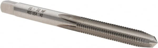 Made in USA - #10-32 2B Straight Flute Tap - Right Hand Thread, H3 Limit - Exact Tooling
