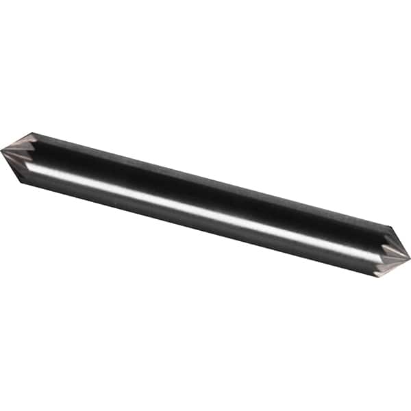 Made in USA - 6mm Cut Diam, 0.2362" Shank Diam, Cone Head Aluma Cut Burr - Carbide, 3mm LOC, 50mm OAL - Exact Tooling