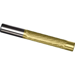 Made in USA - 1/4" Diam, 1-1/4" LOC, Solid Carbide Diamond Pattern Router Bit - Right Hand Cut, 3" OAL, 1/4" Shank Diam, Use on Cast Iron, Stainless, Steel, Titanium - Exact Tooling