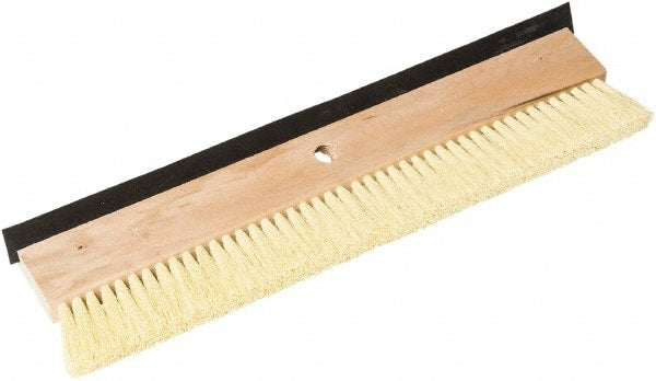 SEYMOUR-MIDWEST - Polypropylene Surface Preparation Coating Brush - 5" Wide, Wood Block, Tapered or Threaded Handle - Exact Tooling