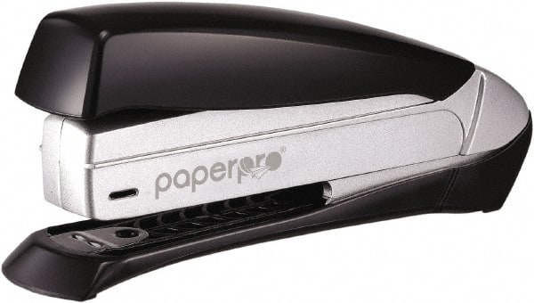 PaperPro - 20 Sheet Half Strip Stapler - Black/Silver - Exact Tooling
