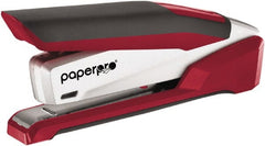 PaperPro - 28 Sheet Full Strip Desktop Stapler - Red & Silver - Exact Tooling