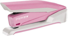 PaperPro - 20 Sheet Long Reach Stapler - Pink & White - Exact Tooling