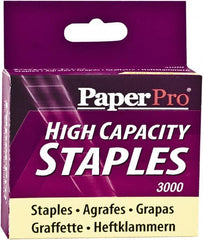 PaperPro - 3/8" Leg Length, Steel High Capacity Staples - 65 Sheet Capacity, For Use with PaperPros 1200 & 1210 - Exact Tooling