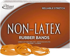 Alliance - 4" Circumference, 1/4" Wide, Light-Duty Band Rubber Band Strapping - 380 Pieces - Exact Tooling