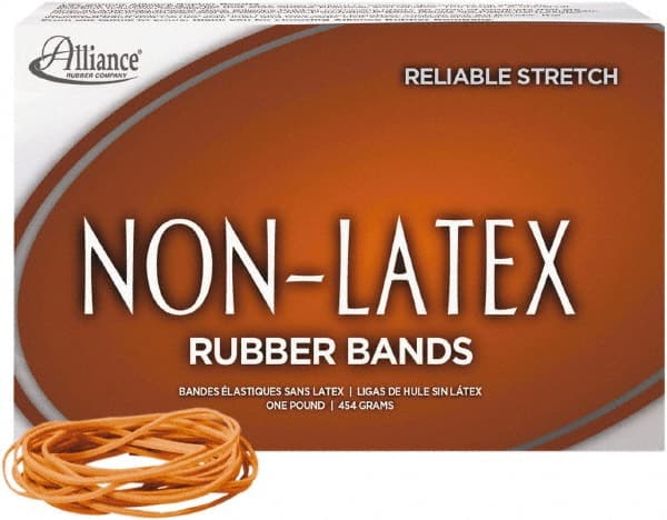 Alliance - 4" Circumference, 1/16" Wide, Light-Duty Band Rubber Band Strapping - 1,440 Pieces - Exact Tooling