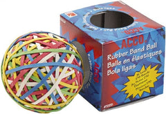 ACCO - 1" Circumference, 1/8" Wide, Light-Duty Band Rubber Band Strapping - 250 Pieces - Exact Tooling