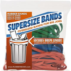 Alliance - 12" Circumference, 1/4" Wide, Heavy-Duty Band Rubber Band Strapping - 24 Pieces - Exact Tooling
