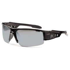 DAGR Silver Mirror Lens Black Safety Glasses - Exact Tooling