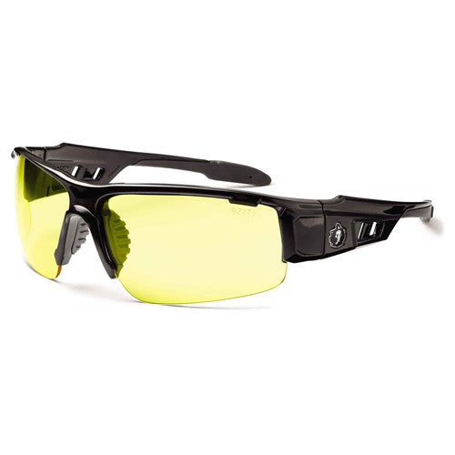 DAGR Yellow Lens Black Safety Glasses - Exact Tooling