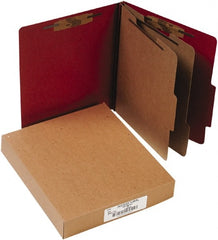 ACCO - 11 x 8 1/2", Letter Size, Earth Red, File Folders with Top Tab - Right of Center Tab Cut Location - Exact Tooling