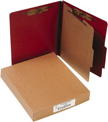 ACCO - 11 x 8 1/2", Letter Size, Earth Red, File Folders with Top Tab - Right of Center Tab Cut Location - Exact Tooling