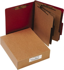 ACCO - 11 x 8 1/2", Letter Size, Earth Red, File Folders with Top Tab - Right of Center Tab Cut Location - Exact Tooling