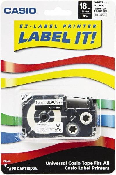 Casio - Handheld Electronic Labeling Tool - 5" Wide x 7-1/2" Long - Exact Tooling