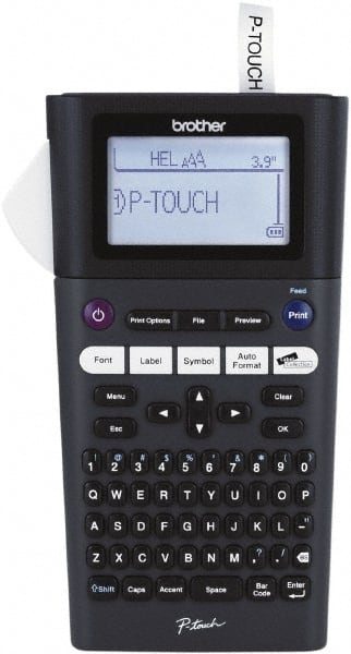 Brother - Handheld Electronic Labeling Tool - 5-1/4" Wide x 8-1/2" Long - Exact Tooling