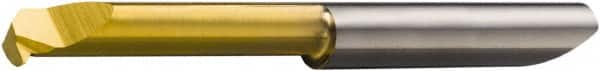 Sandvik Coromant - 1.95mm Groove Width, 4.2mm Min Hole Diam, 20mm Max Hole Depth, Turning Grooving Tool - 20mm Projection, 37.25mm OAL, 0.15mm Radius, Solid Carbide, TiAlN/TiN Finish - Exact Tooling