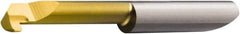 Sandvik Coromant - 1mm Groove Width, 5.2mm Min Hole Diam, 20mm Max Hole Depth, Undercut & Profile Grooving Tool - 1mm Projection, 44.42mm OAL, 0.5mm Radius, Solid Carbide, TiAlN/TiN Finish - Exact Tooling