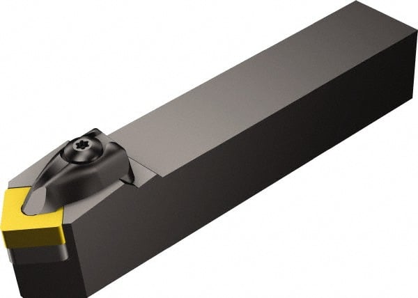 Sandvik Coromant - DSDNN, Neutral Cut, 45° Lead Angle, 32mm Shank Height x 32mm Shank Width, Negative Rake Indexable Turning Toolholder - 170mm OAL, SNMG 19 06 12, SNMG 643 Insert Compatibility, Series T-Max P - Exact Tooling