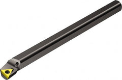 Sandvik Coromant - 8.5mm Min Bore Diam, 80mm OAL, 6mm Shank Diam, A..STFCR/L Indexable Boring Bar - Screw-On Holding Method - Exact Tooling