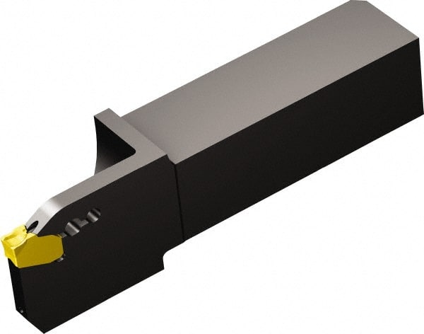 Sandvik Coromant - 25.4mm Max Depth, 3mm to 4mm Width, External Right Hand Indexable Grooving/Cutoff Toolholder - Exact Tooling