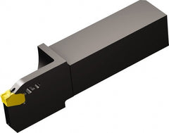 Sandvik Coromant - 25.4mm Max Depth, 3mm to 4mm Width, External Right Hand Indexable Grooving/Cutoff Toolholder - Exact Tooling