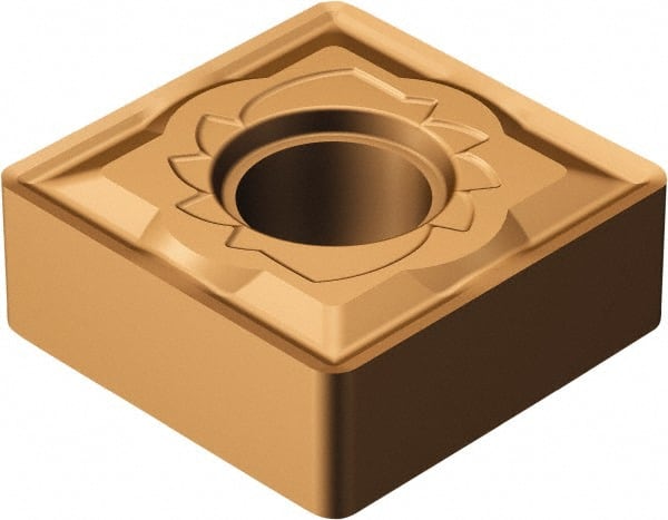 Sandvik Coromant - SNMG431 SM Grade 1125 Carbide Turning Insert - TiAlN/AlCr2O3 Finish, 90° Square, 1/2" Inscr Circle, 3/16" Thick, 1/64" Corner Radius - Exact Tooling