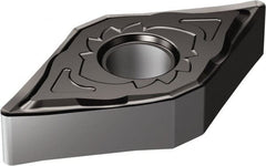 Sandvik Coromant - DNGG431 SGF Grade 1105 Carbide Turning Insert - TiAlN Finish, 55° Diamond, 1/2" Inscr Circle, 3/16" Thick, 1/64" Corner Radius - Exact Tooling