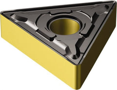 Sandvik Coromant - TNMG433 PR Grade 4335 Carbide Turning Insert - TiCN/AI2O3/TiN Finish, 60° Triangle, 1/2" Inscr Circle, 3/16" Thick, 3/64" Corner Radius - Exact Tooling