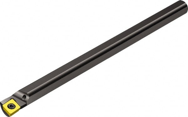 Sandvik Coromant - 15.2mm Min Bore Diam, 6" OAL, 1/2" Shank Diam, A-SCLP Indexable Boring Bar - CPMT 21.51 Insert, Screw Clamping Holding Method - Exact Tooling