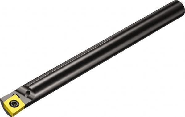 Sandvik Coromant - 10mm Min Bore Diam, 100mm OAL, 8mm Shank Diam, A..SCLCR/L-R Indexable Boring Bar - Screw-On Holding Method - Exact Tooling
