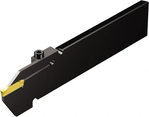 Sandvik Coromant - 25mm Max Depth of Cut, Left Hand Cut, Indexable Grooving Blade - 8.25mm Insert Width, E Seat Size, R/LF123..B1 (C) Insert Style, Series CoroCut 1-2 - Exact Tooling