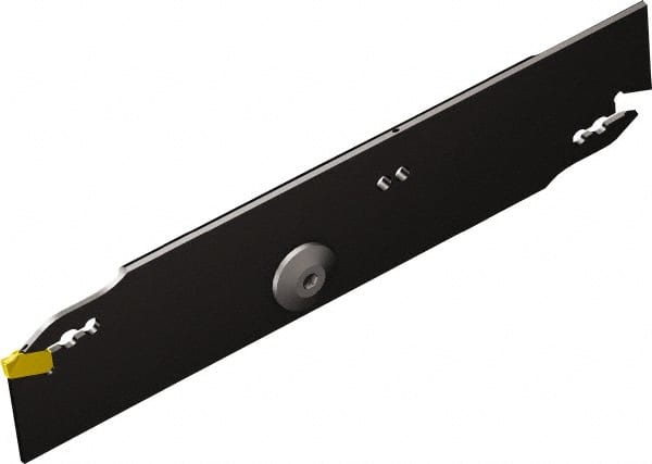 Sandvik Coromant - 26mm Max Depth of Cut, Right Hand Cut, Indexable Grooving Blade - E Seat Size, QD-N/R/L2..C..A Insert Style, Series Corocut QD - Exact Tooling