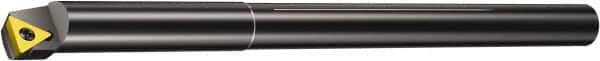 Sandvik Coromant - 16mm Min Bore Diam, 180mm OAL, 12mm Shank Diam, F..STFCR/L-R Indexable Boring Bar - Screw-On Holding Method - Exact Tooling