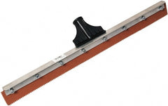 SEYMOUR-MIDWEST - 23-15/16" Rubber Blade Floor Squeegee - Threaded End, Single Edge, Aluminum Holder - Exact Tooling