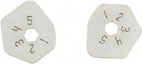 SEYMOUR-MIDWEST - 2 Piece, 5 Setting, Size 1/16 to 5/16 Gauge Rake Cam Set - Use with CAM Gauge Rake - Exact Tooling