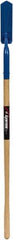 SEYMOUR-MIDWEST - 10" High x 3" Wide Round Steel Shovel - 48" Long Wood Straight Handle, Front Turned - Exact Tooling
