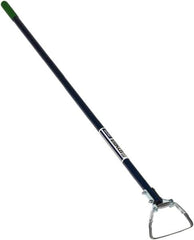 SEYMOUR-MIDWEST - 3" High x 6" Wide Square Steel Hoe - 60" Long Aluminum Straight Handle, No Step - Exact Tooling