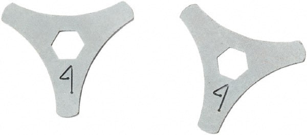 SEYMOUR-MIDWEST - 2 Piece, 3 Setting, Size 4 Gauge Rake Cam Set - Use with CAM Gauge Rake - Exact Tooling