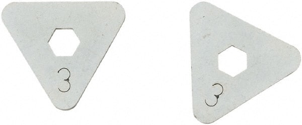 SEYMOUR-MIDWEST - 2 Piece, 3 Setting, Size 3 Gauge Rake Cam Set - Use with CAM Gauge Rake - Exact Tooling