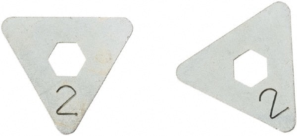 SEYMOUR-MIDWEST - 2 Piece, 3 Setting, Size 2 Gauge Rake Cam Set - Use with CAM Gauge Rake - Exact Tooling