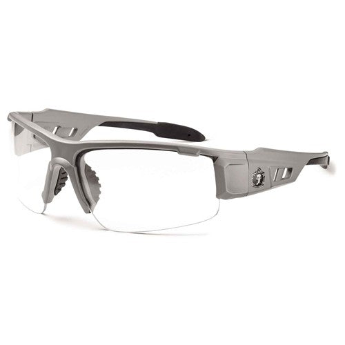 DAGR Clear Lens Matte Gray Safety Glasses - Exact Tooling