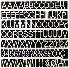 MasterVision - Plastic Letter Kits Type: Reusable Letters Display Size: 1 (Inch) - Exact Tooling